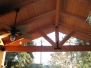 Rough Timber Frame Covered Patio